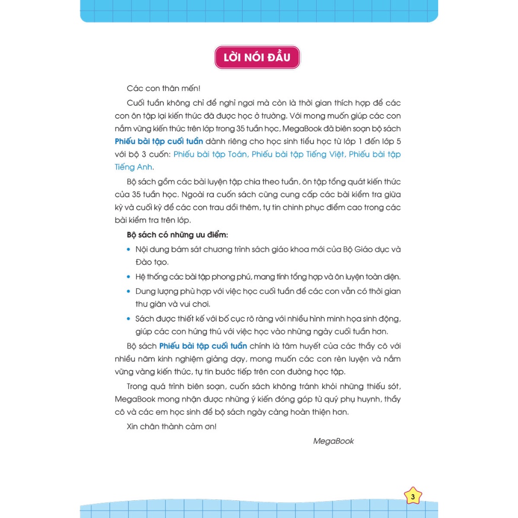 Sách Tham Khảo - Global Success - Phiếu Bài Tập Cuối Tuần Tiếng Anh 1  - MEGABOOK