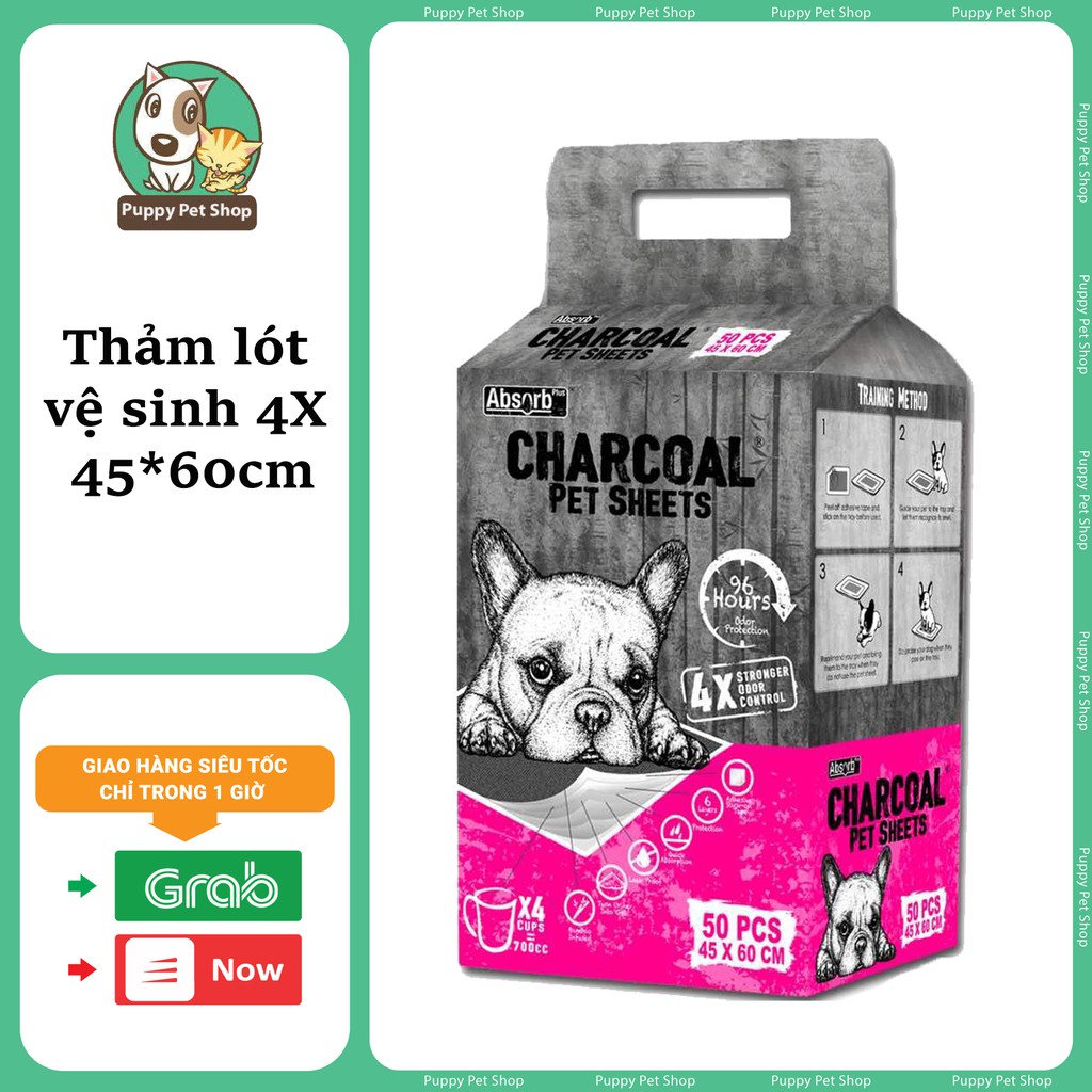 [Bịch] Miếng lót vệ sinh Absorb Charcoal (4X Stronger odor control