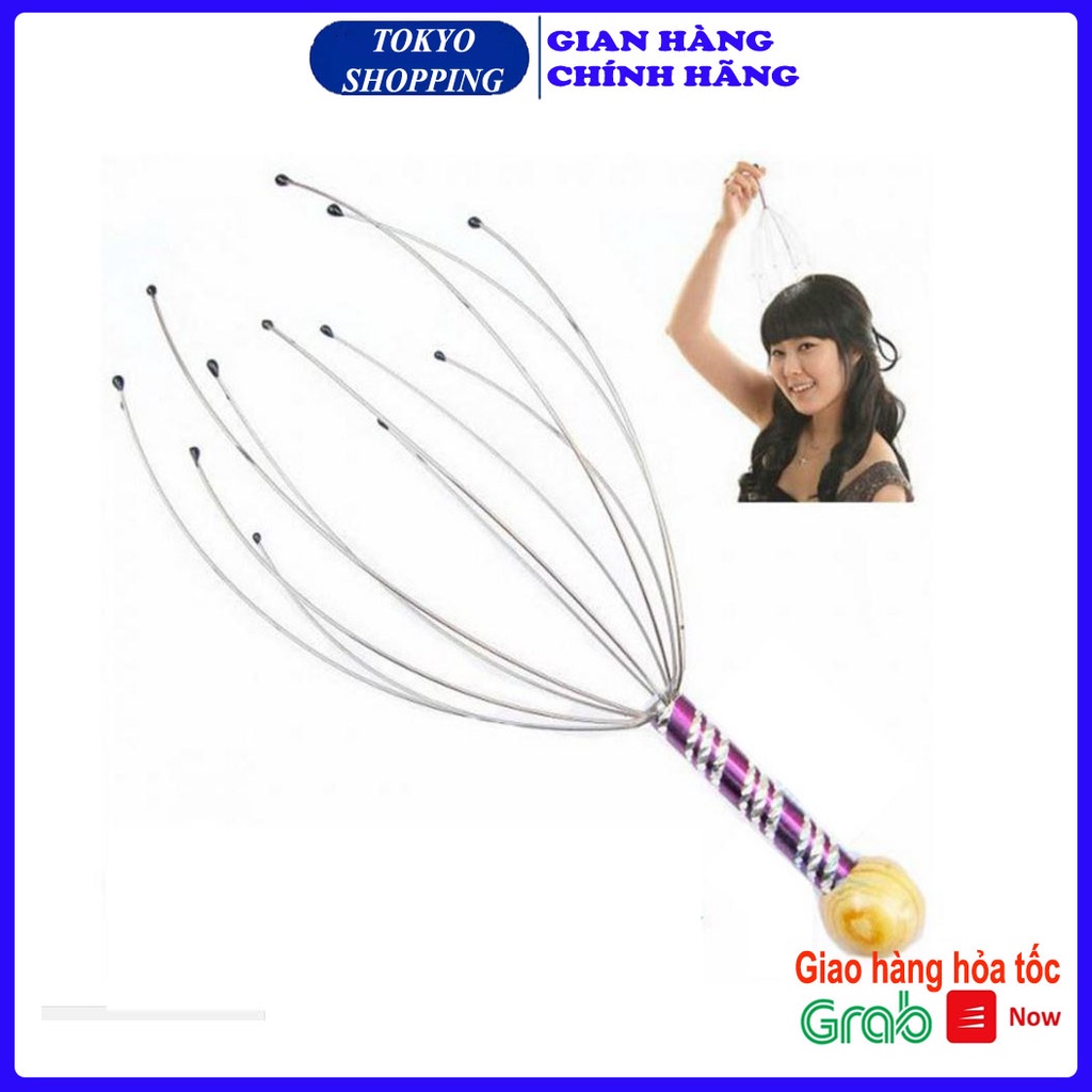 Dụng cụ matxa đầu giúp loại bỏ căng cơ và mệt mỏi.