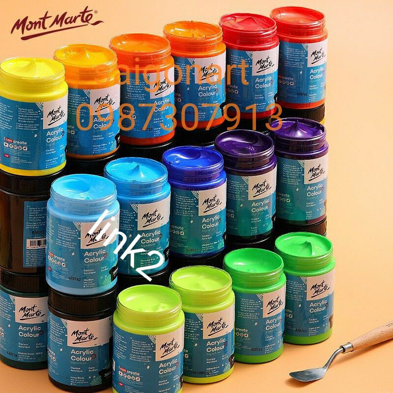 MÀU VẼ TƯỜNG ACRYLIC 300ML MONT MARTE ÚC(link2)