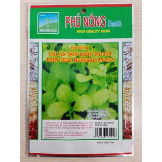 Hạt giống Cải bẹ xanh non - Gói 20g - Hạt giống Thương hiệu phú nông - giống cây ăn trái, rau, củ, quả, mầm hạt cái loại