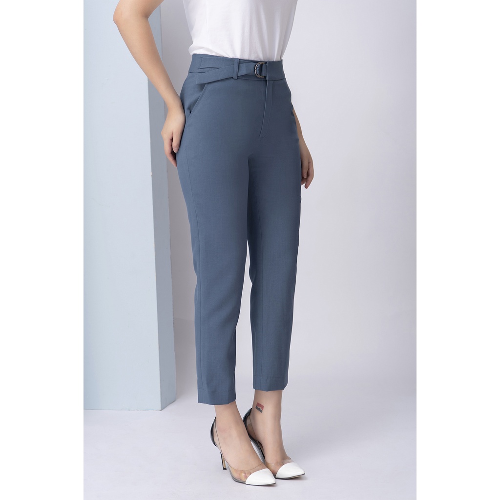 Quần Baggy Nữ Lưng Cao LUPERI Chất Liệu Thái Lạnh Mềm Mịn, Co Giãn Nhẹ, Không Co Nhăn, Không Bai Xù LFQD2119