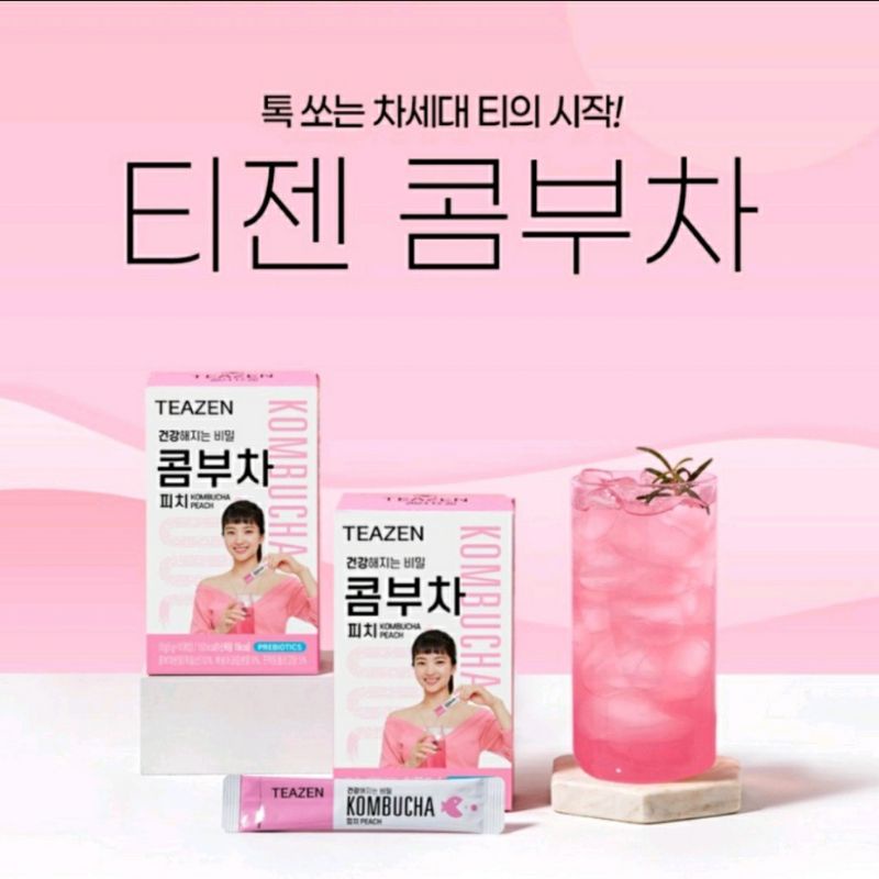Trà Thanh Nhiệt Teazen Kombucha 4 Vị Hàn Quốc