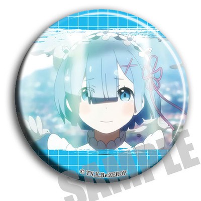 Combo 6 huy hiệu cài áo IN HÌNH Re:Zero Bắt đầu lại ở thế giới khác anime chibi dễ thương m2