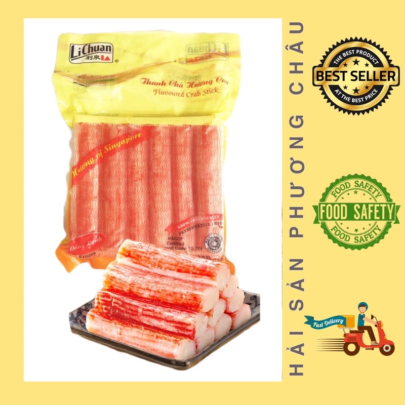 Thanh cua ngon chất lượng chiên, thả lẩu, nấu súp Lichuan 500g