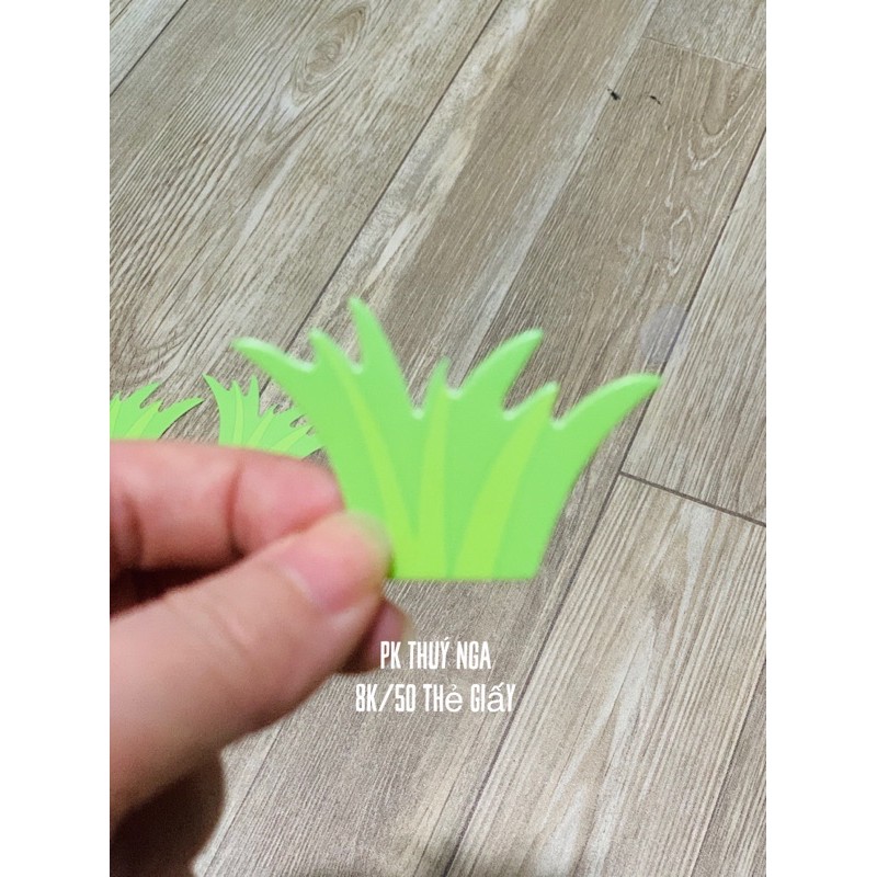 5 BỘ 50 THẺ CÂY CẮM GIẤY TRANG TRÍ BÁNH KEM