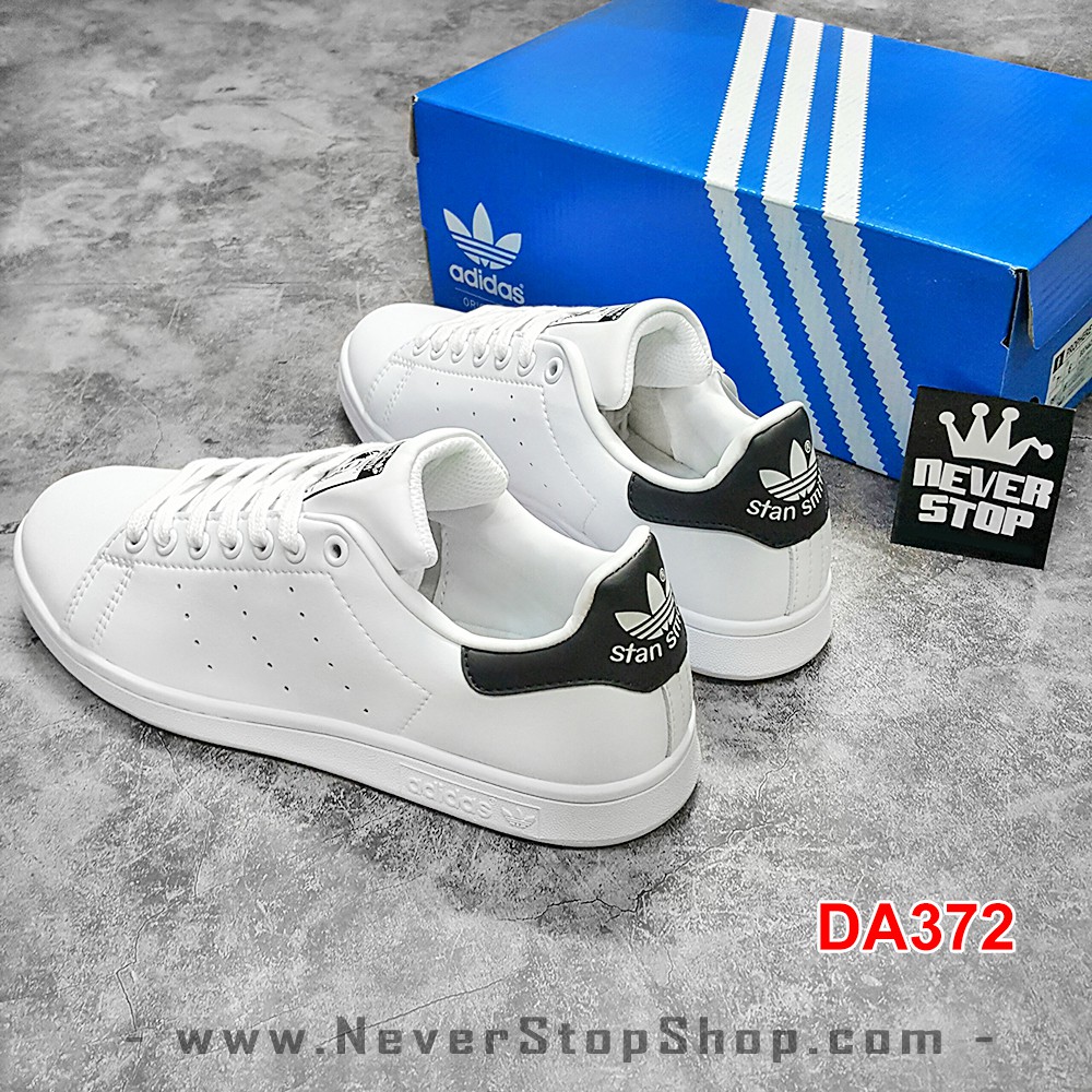 Giày ADIDAS STAN SMITH TRẮNG ĐEN cổ thấp thể thao nam nữ, hàng cao cấp chuẩn đẹp giá tốt | NeverStopShop.com