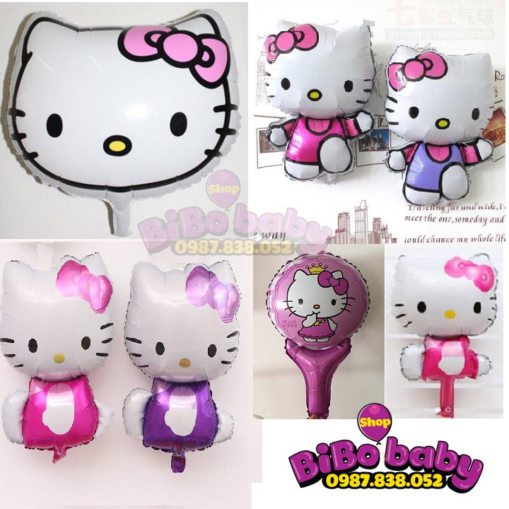 Bóng hình hello kitty cho bé gái