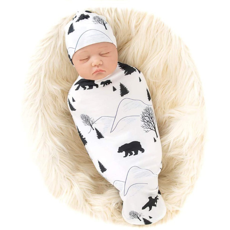 Túi Ngủ Cotton Mềm Mại In Họa Tiết Hoạt Hình Cho Bé Sơ Sinh