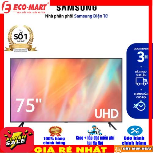 Smart Tivi Samsung Crystal UHD 4K 75 inch UA75AU7700KXXV -