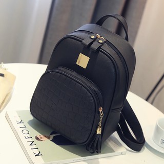 Balo Da Nữ B02 Màu Đen