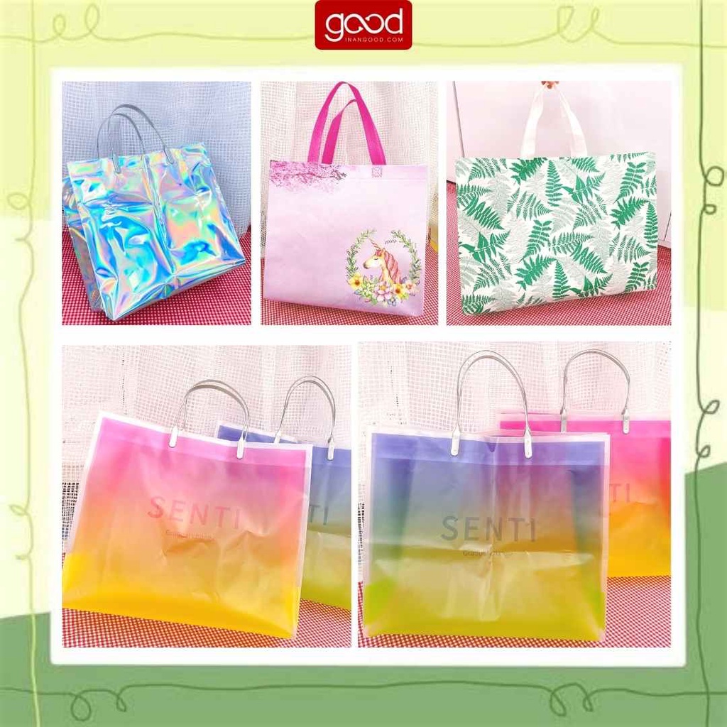 {giảm giá} Túi quà tặng chắc chắn cao cấp, chống thấm nước quai chắc chắc chịu lực tốt có thể tái sử dụng nhiều lần