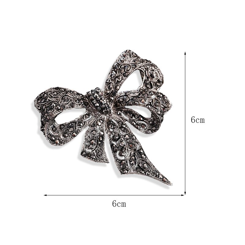 Mới Ghim Cài Áo Hình Nơ Đính Đá Thời Trang