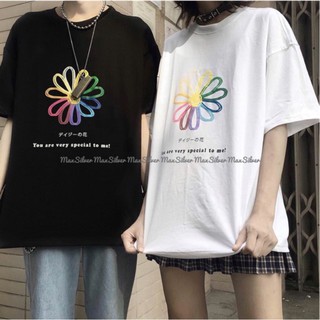 Hot Áo hoa 7 màu you are very special to me - tay lỡ dáng rộng unisex dưới 75kg loại 1