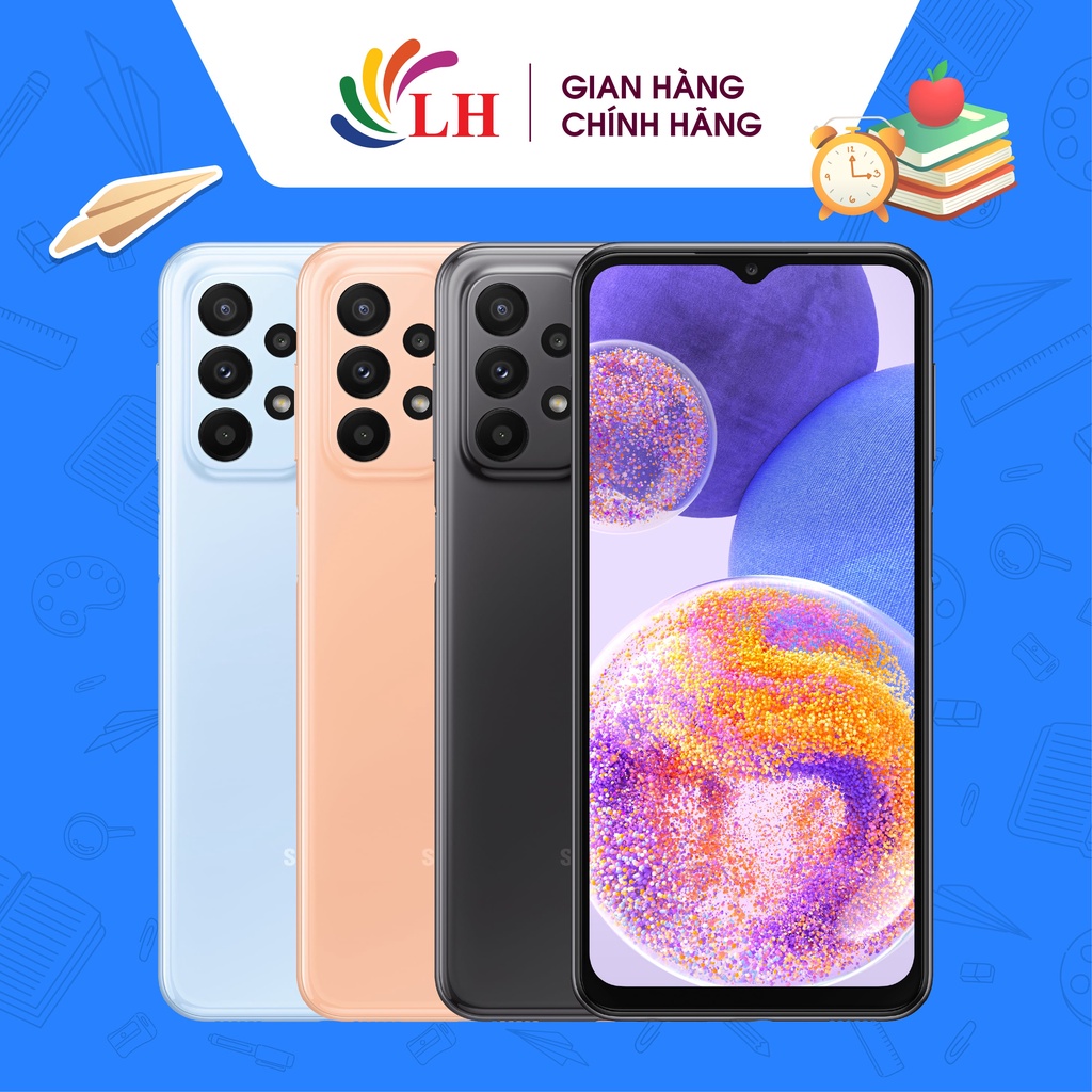 Điện thoại Samsung Galaxy A23 (4GB/128GB) - Hàng chính hãng - Hiển thị đẹp, hiệu năng mạnh mẽ, camera sắc nét
