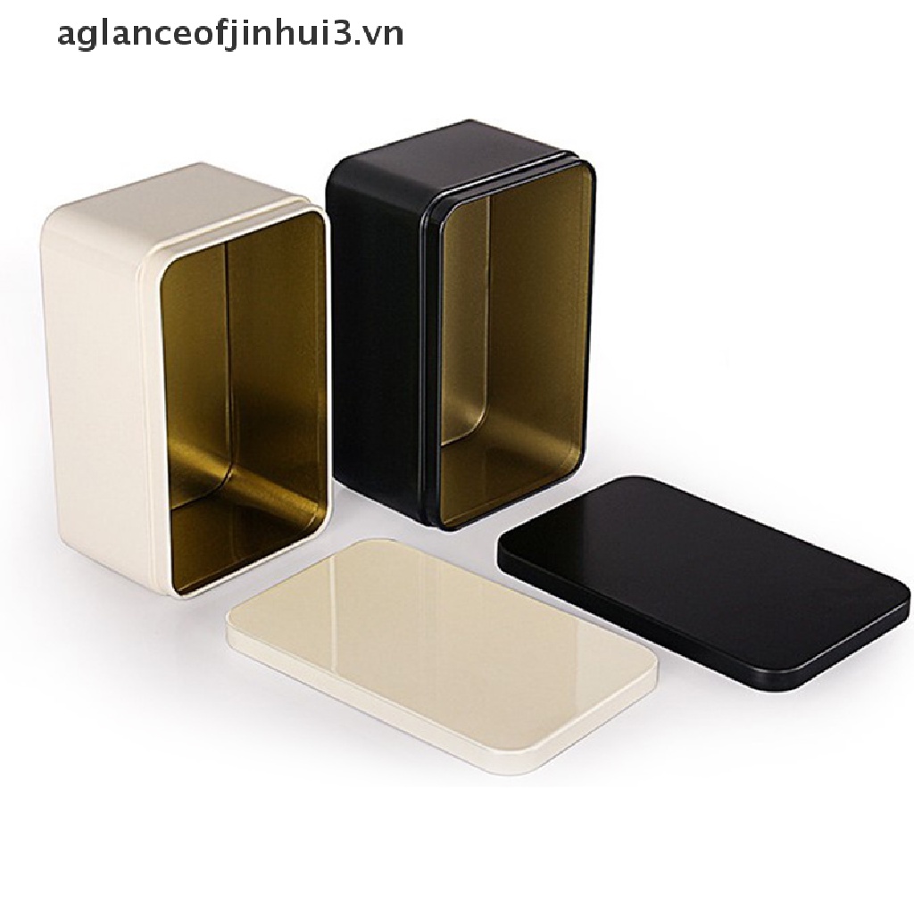 1 Hộp Thiếc Đựng Trà / Bánh Quy / Bánh Quy Bằng Thiếc