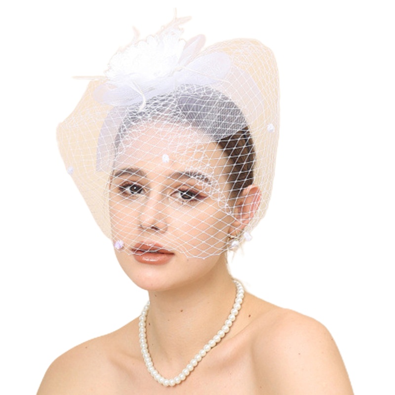 Băng Đô Cài Tóc Đính Lông Vũ Dễ Thương