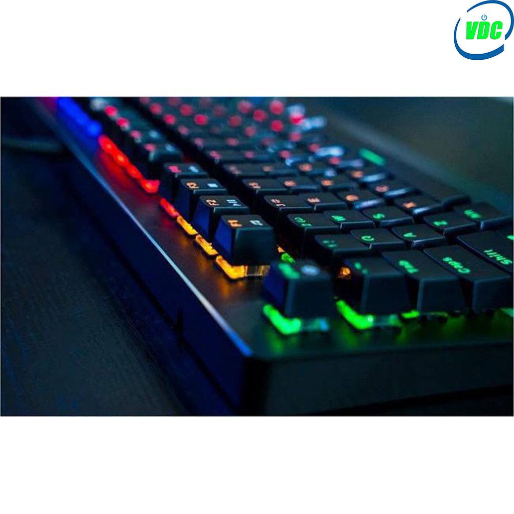 Bàn phím cơ Fuhlen Eraser - Fuhlen E, Blue Switch, Led Rainbow 7 màu