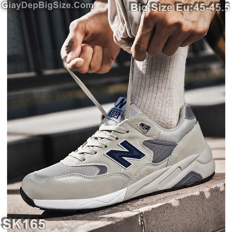 Giày Sneaker New-Balance,  giày thể thao big size cỡ lớn EU:45-45.5 cho nam chân to