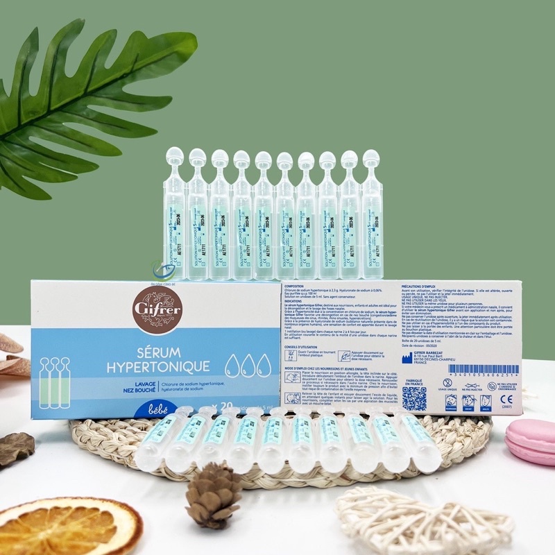 Fysoline - Nước muối sinh lý Pháp - Vệ sinh mắt, mũi, miệng cho bé