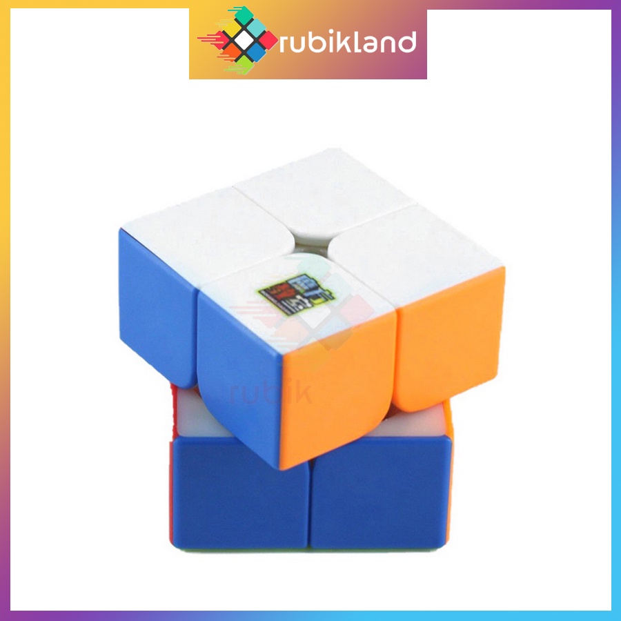 Rubik 2x2 RS2M 2020 RS2 M Rubic Nam Châm 2 Tầng Stickerless Đồ Chơi Trí Tuệ Trẻ Em