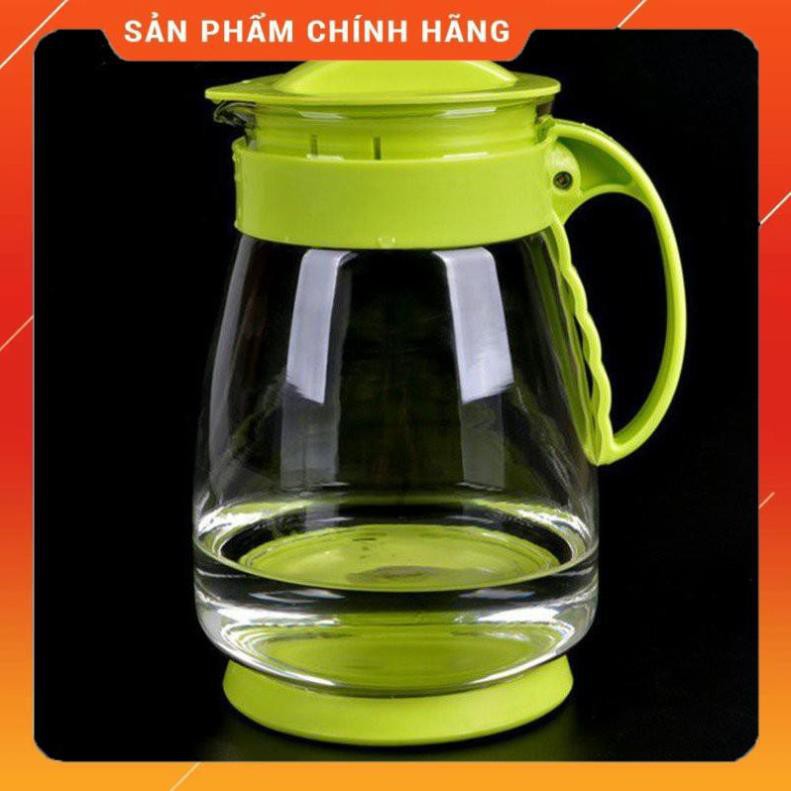 CHÍNH HÃNG -  Ấm pha trà thuỷ tinh 1500ml,bình pha trà thủy tinh ,bình ủ trà cao cấp,bình đựng nước 1500ml