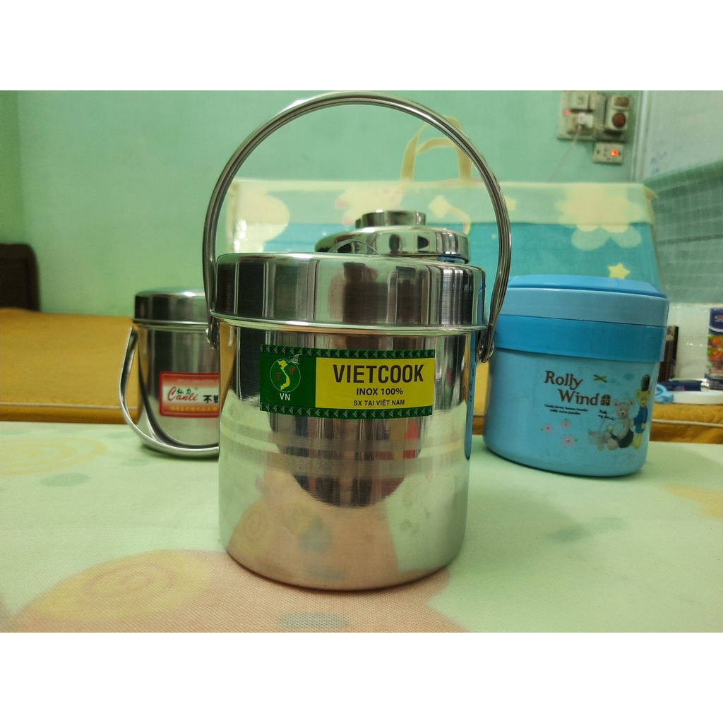 Cặp Lồng Giữ Nhiêt, Ủ Giữ Nhiệt Inox - Duonghieu6789