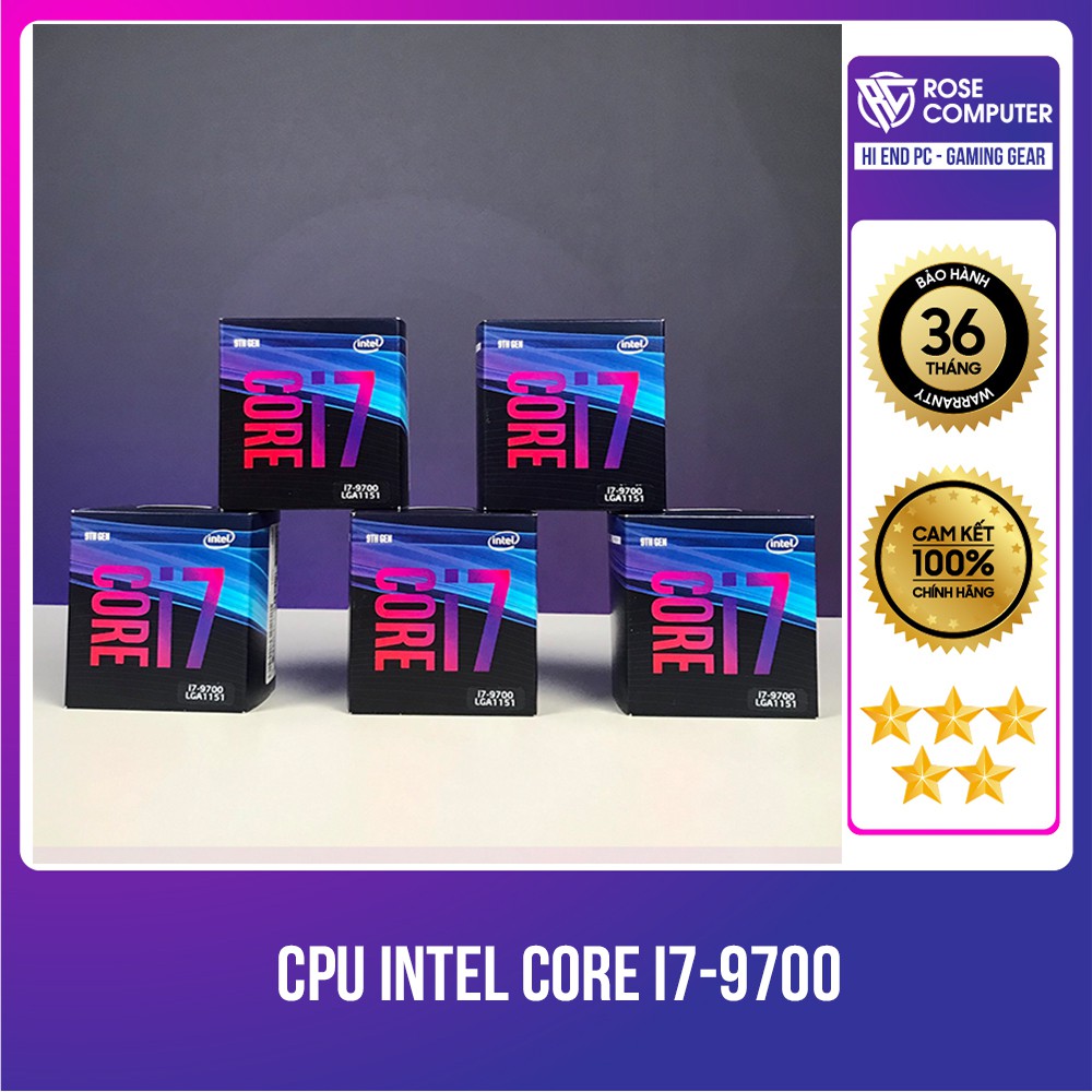 COMBO CPU Intel Core i7-9700 & Mainboard HÀNG CHÍNH HÃNG FULLBOX