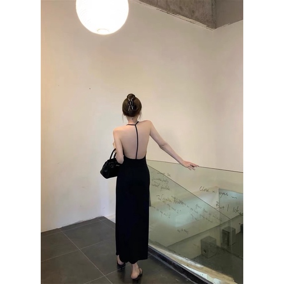 ✨💕Đầm maxy dáng xoè nhẹ hở lưng