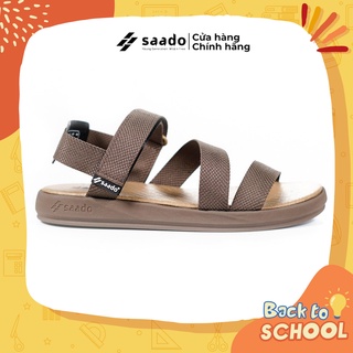 [CHÍNH HÃNG] SANDAL SAADO | QT05 – Anphalibe – Màu Nâu | Giày Sandal Nam Nữ  Siêu Nhẹ Cao Cấp