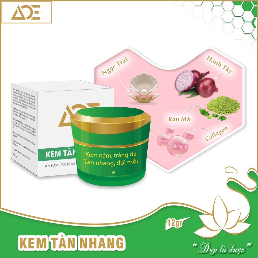 Kem ACE nám, trắng da, tàn nhang, đồi mồi (12g)