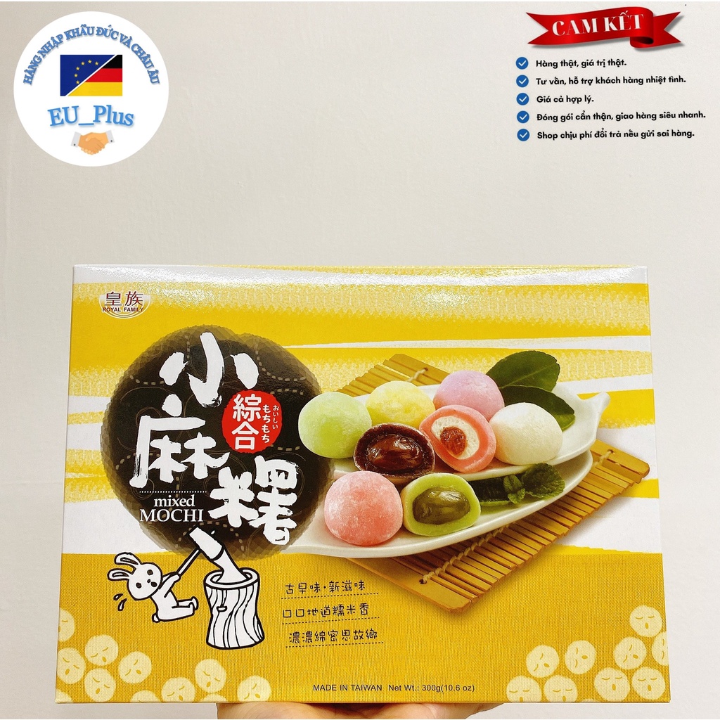 Bánh Mochi Đài Loan Tổng Hợp Yuki &amp; Love Taiwan Mochi Mixed (450g)/ 300g