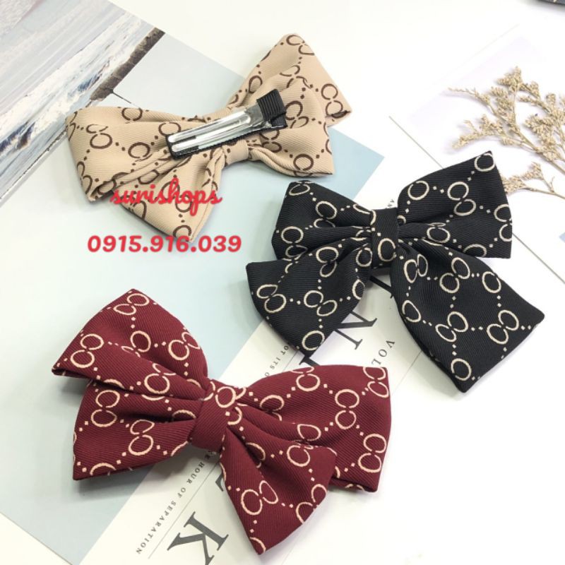 Kẹp Tóc Nơ Tiểu Thư, Kẹp Tóc Đính Nơ