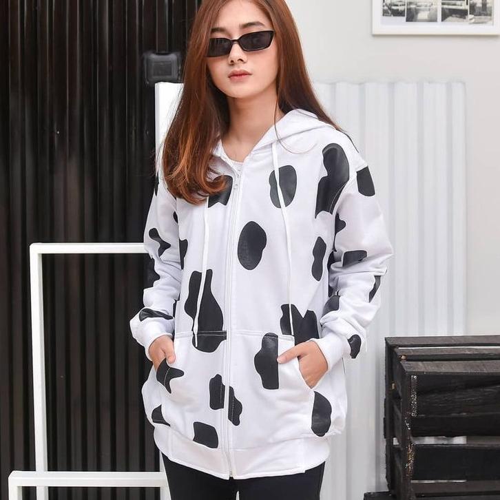 Mới Nhất➥ Áo Khoác Da Bò Có Mũ Trùm Phối Khóa Kéo 71 ➥