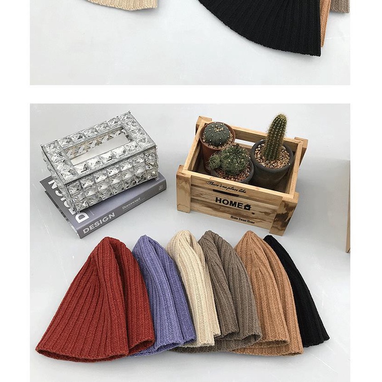 Mũ xô màu trơn phong cách Hàn Quốc thời trang cho nữ