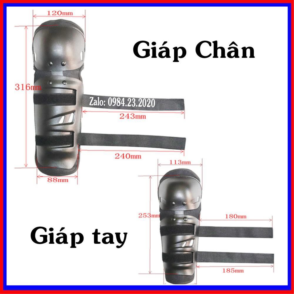 GIÁP BẢO HỘ CHÂN TAY FOX 4 MÓN