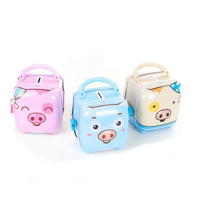 Két Sắt HeoGIADUNGTONGKHO1Két Sắt Heo Cực Kì Dễ Thương, Hộp đựng tiền tiết kiệm, Hộp tiết kiệm mini có khóa