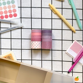Set 10 băng keo trang trí sổ Bullet Journal, sổ Dot Grid,... [Washi Tapes] (Ảnh thật shop tự chụp)