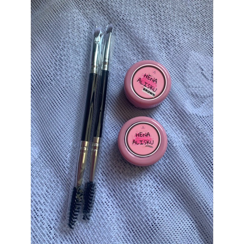 (Hàng Mới Về) Bộ Dụng Cụ Xăm Lông Mày Henna 3 Ngày Kèm Cọ Tiện Dụng | BigBuy360 - bigbuy360.vn