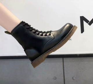 [ORDER] GIÀY BOOTS ULZZANG ĐEN CAO CỔ