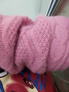 Áo len cổ lọ dáng dấu quần