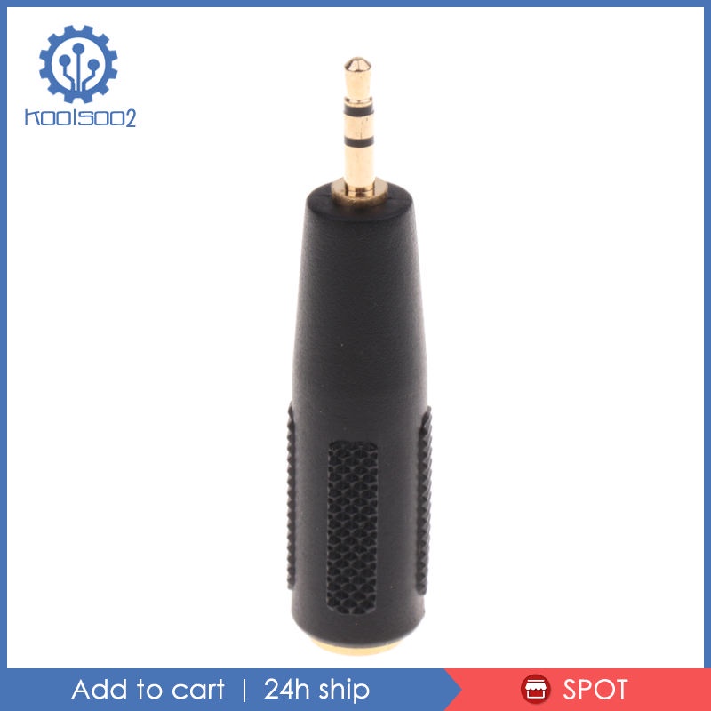 2.5mm   to 3.5mm STEREO Audio Adaptor Connector Socket Female Plug Male