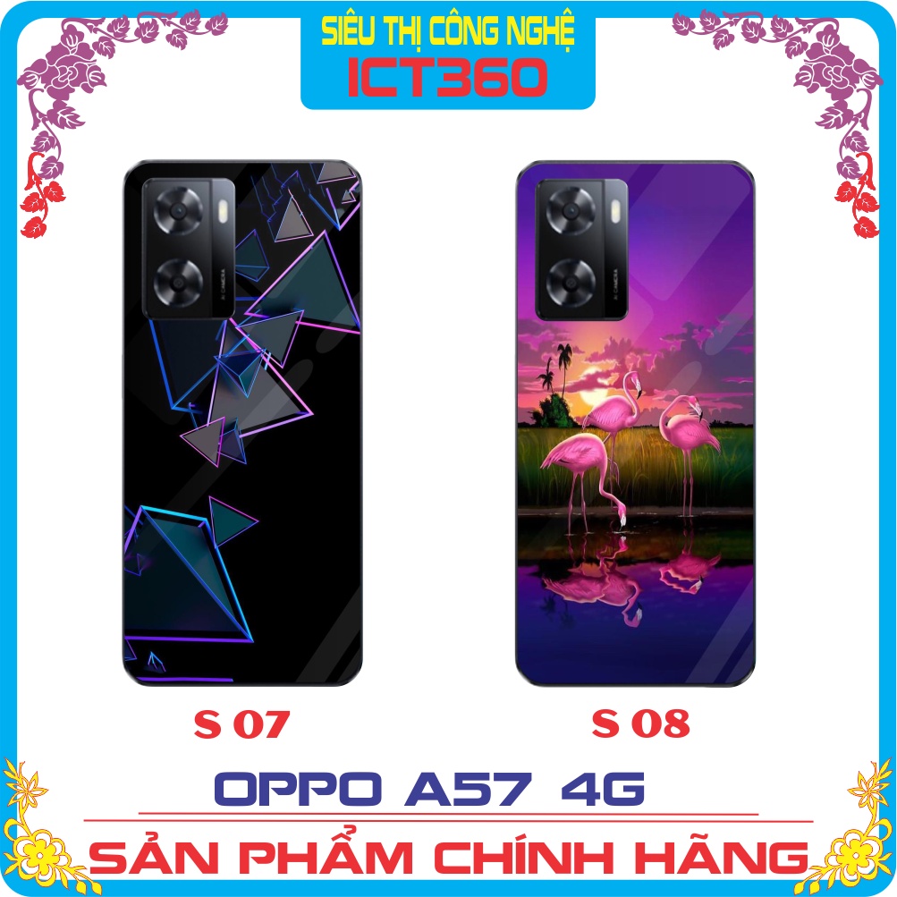 Ốp lưng kính OPPO A57  - Nhận in ảnh theo yêu cầu