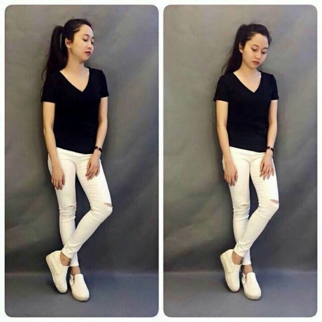 Áo Phông HM Cổ Tim