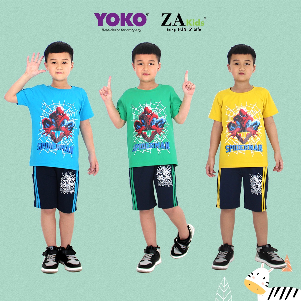 Bộ Quần Áo Thun Tay Ngắn Bé Trai (6-9 Tuổi) YOKO KID'S FASHION 21044T