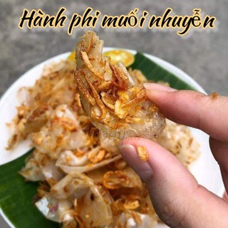 Bánh tráng phơi sương muối tôm nhuyễn - Hành phi - Tắc