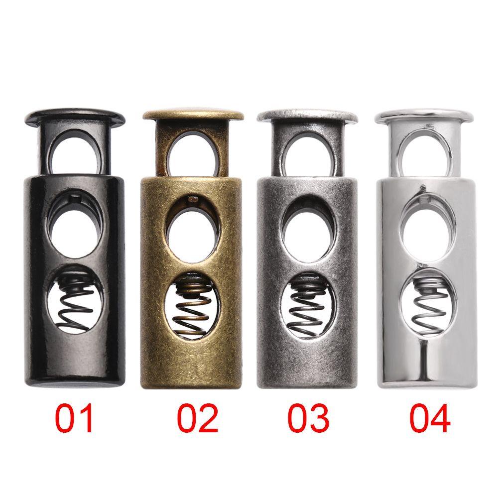 DIACHAVN 10 Nút Chặn Dây Giày Hai Lỗ 26 * 9mm