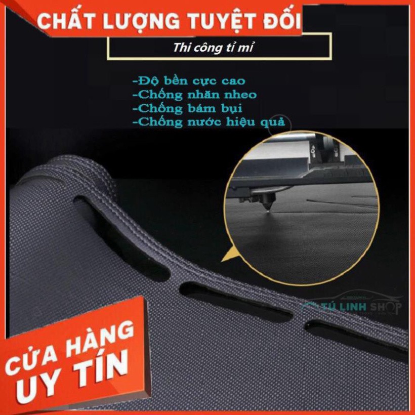 Thảm Taplo Xe WIGO Da Carbon 3 Lớp Hoặc Nhung Lông Cừu Hàng Loại 1 -FREE SHIP