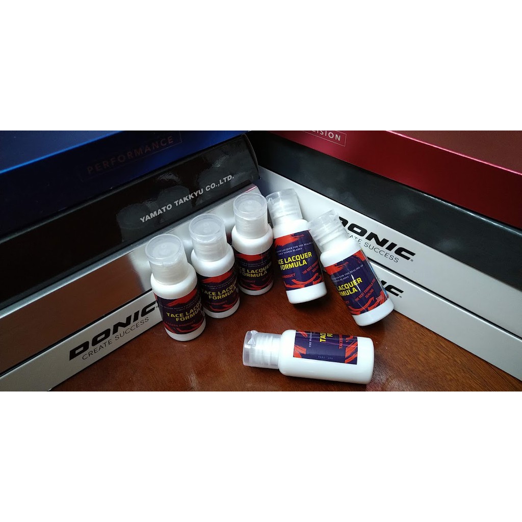 Keo chống tước gỗ, chống bẩn cán, bảo vệ vợt bóng bàn Tace laquer formula 30ML