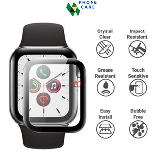 Kính Cường Lực, Kính Cường Lực Bảo Vệ Màn Hình Đồng Hồ Apple Watch (Full Box) 38mm 42mm 40mm 44mm Series 6 SE 5 4 3 2 1